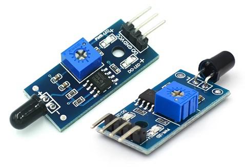 Arduino Ateş Alev Algılayıcı Sensör 3 Pin