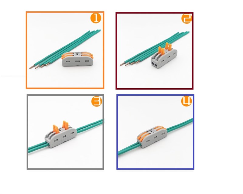 3 Pin + 9 Pin Aç Kapa Kilitli Kablo Birleştirici Klemens 2 Adet
