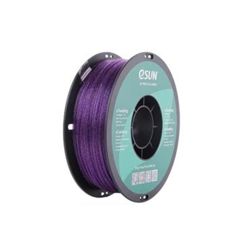 eSUN eTwinkling Purple Mor Simli Filament 1.75mm 1Kg
