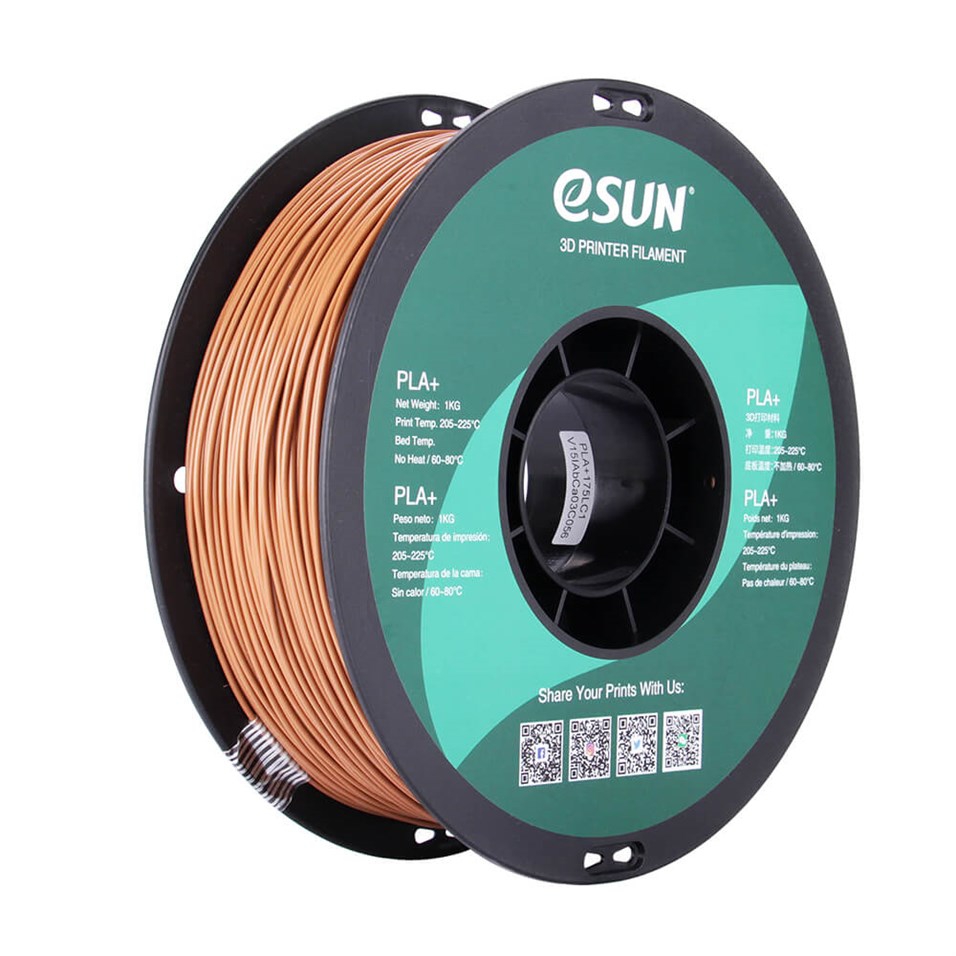 eSUN PLA Plus+ Açık Kahve Filament 1.75mm 1kg