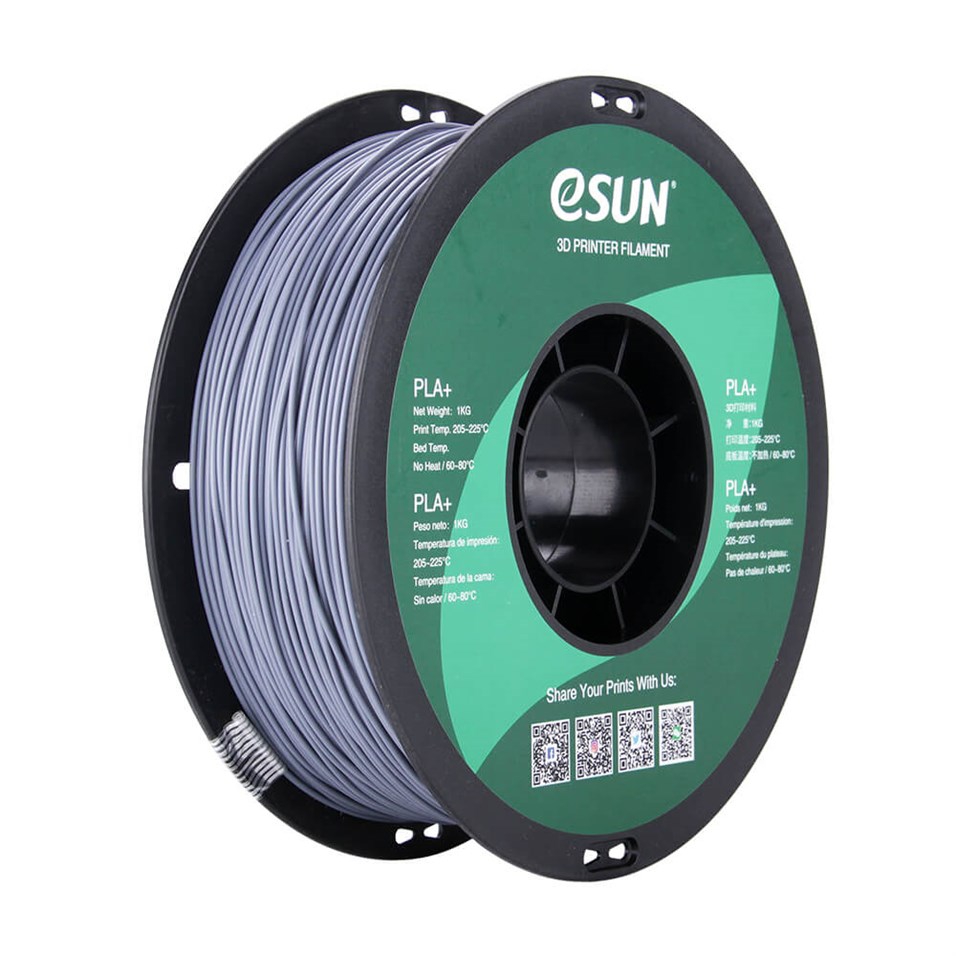 eSUN PLA Plus+ Gri Filament 1.75mm  1kg