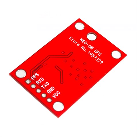 GY-NEO6MV2 GPS Modülü Uçuş Kontrol Kırmızı Pcb