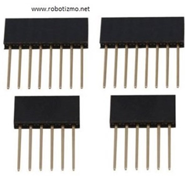 Uzun Bacaklı Dişi Pin Header Set Siyah 2 Adet