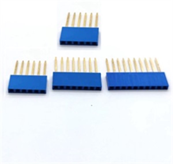Uzun Bacaklı Dişi Pin Header Set Mavi 2 Adet