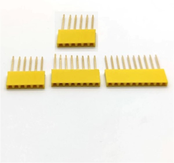 Uzun Bacaklı Dişi Pin Header Set Sarı 2 Adet