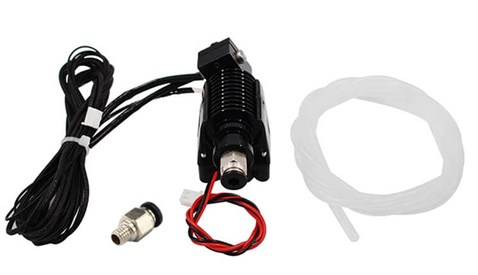 3D Yazıcı E3D V6 Hotend J-Head Bowden Siyah Fanlı Kit 0,4mm