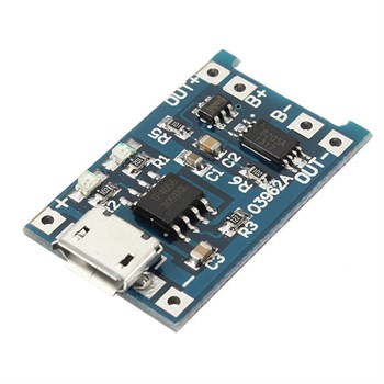 TP4056 1s 3.7v 1a Lipo pil Korumalı Şarj Modülü 3 Adet