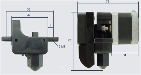 Extruder Kit Tümleşik Nozzle