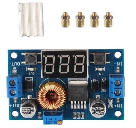 XL4015 5A DC/DC Göstergeli Ayarlanabilir Voltaj Regülatörü