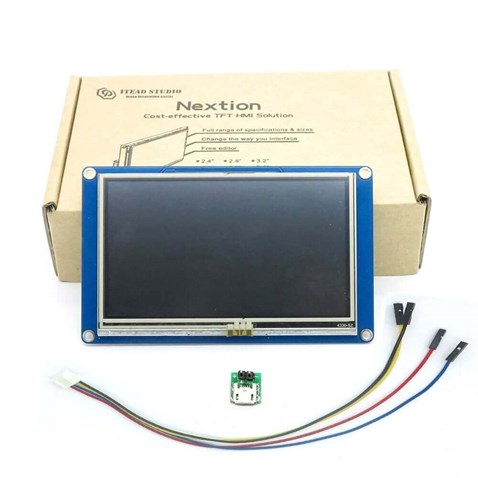 4.3 Inch Nextion HMI Dokunmatik Ekran 480x272 16MB Dahili Hafıza
