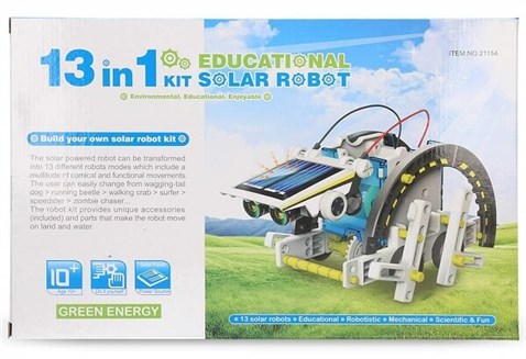 Güneş Enerjili 13’lü Robot Bilim Eğitim Kiti