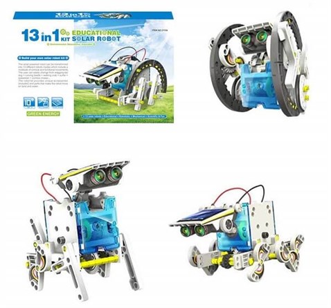 Güneş Enerjili 13’lü Robot Bilim Eğitim Kiti