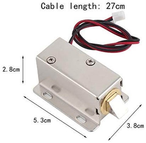 12v Solenoid Mini Elektrikli Kapı kiliti