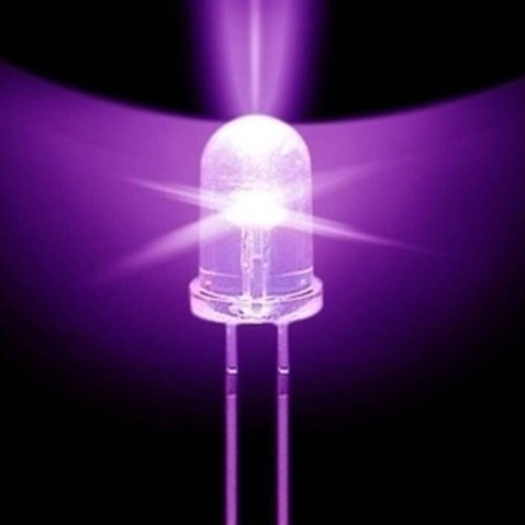 5Mm UV Led Ultraviolet 20 Adet
