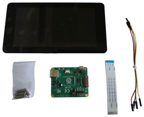 Raspberry Pi 7 İnç Dokunmatik Ekran Orijinal