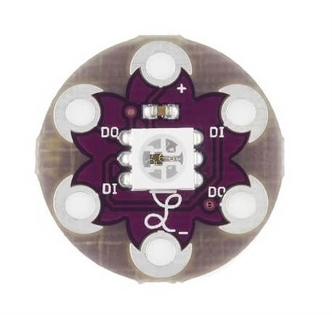 LilyPad RGB Led Modülü LilyPad Pixel Board WS2812 full color Led 2 Adet
