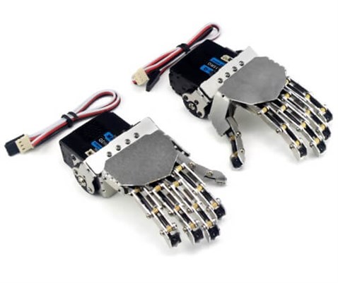 5 Parmak Metal Sol El Ve Servo Set