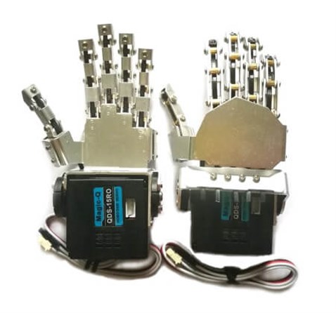 5 Parmak Metal Sol El Ve Servo Set