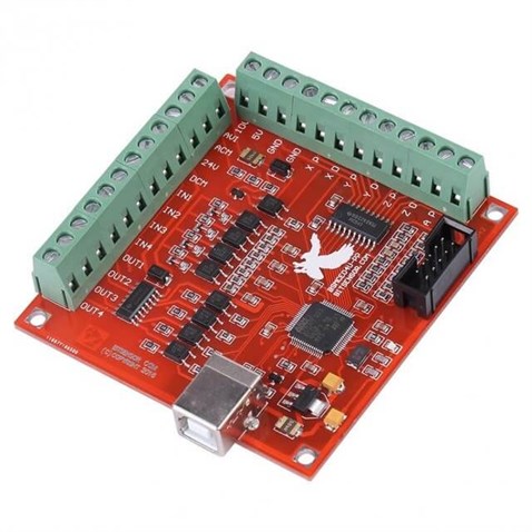 CNC 4 Eksen Kontrol Kart USB MACH3 100 Khz