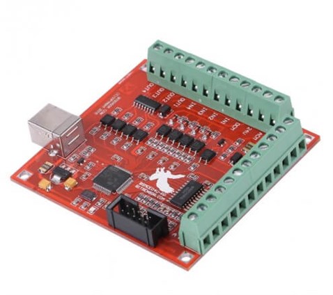 CNC 4 Eksen Kontrol Kart USB MACH3 100 Khz