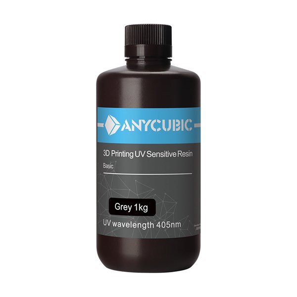 Anycubic UV Resin Genel Amaçlı Uv Reçine Gri 1 kg