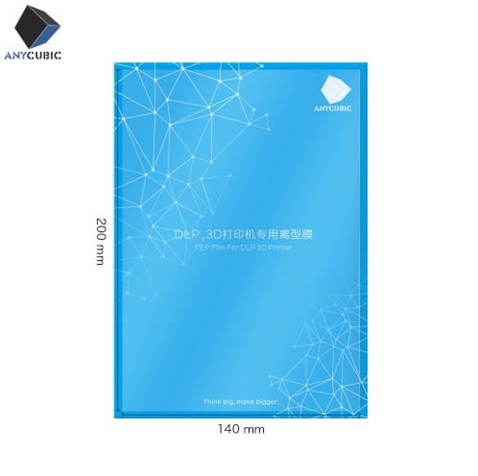 AnyCubic Yedek Fep Film Photon Resin 3D printer 140x200mm