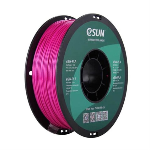 eSUN eSilk PLA Violet Menekşe Rengi Parlak Yüzey Filament 1.75mm 1Kg