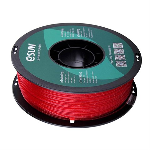 eSUN eTwinkling PLA Red Kırmızı Simli Filament 1.75mm 1Kg