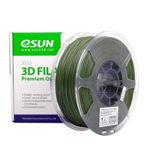 eSUN PLA Plus+ Zeytin Yeşili Filament 1.75mm 1kg