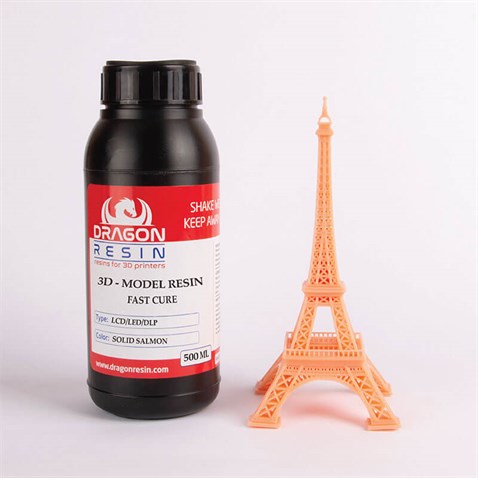 Dragon Somon rengi Genel Amaçlı LCD DLP LED UV Reçine 0,5L
