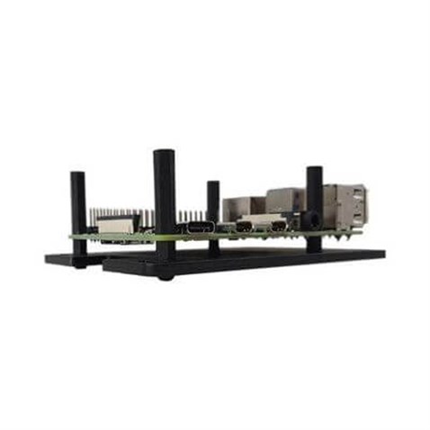 Raspberry Pi 4 Fanlı Muhafaza Kutusu Şeffaf Pi Hut