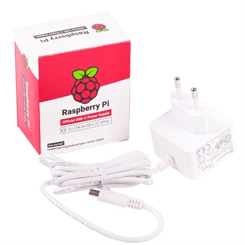 Raspberry%20Pi%204%205.1V/3A%20Adaptör%20Lisanslı%20Beyaz