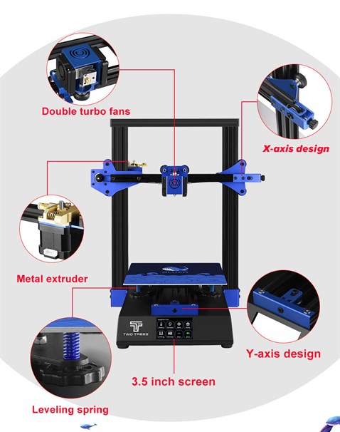 Two Trees Bluer 3D Printer-3D Yazıcı