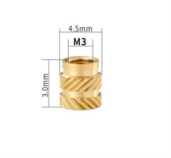 İnsert Çakma Somun M3 Yükseklik 3mm 10 Adet