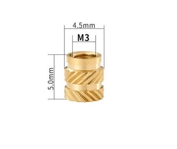 İnsert Çakma Somun M3 Yükseklik 5mm 10 Adet