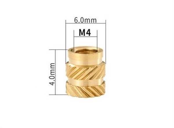 İnsert Çakma Somun M4 Yükseklik 4mm 10 Adet