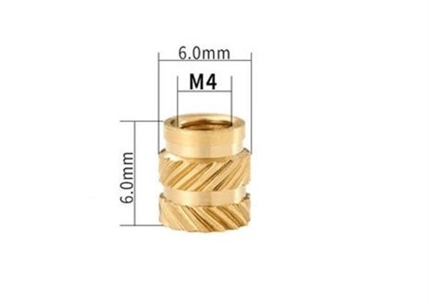 İnsert Çakma Somun M4 Yükseklik 6mm 10 Adet
