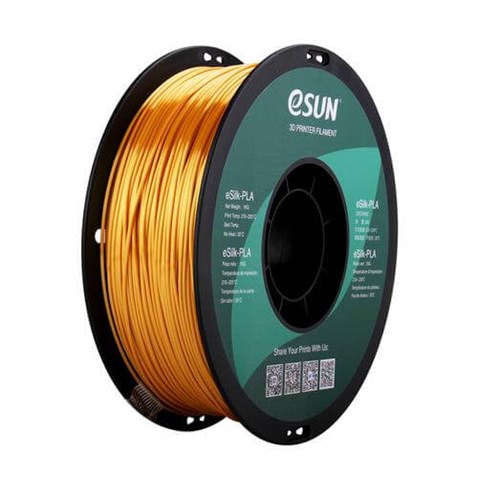 eSUN eSilk PLA Gold Altın Parlak Yüzey Filament 1.75mm 1Kg