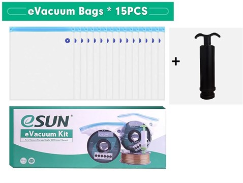 eSUN eVacuum Kit Filament Saklama Poşeti + Vakum Pompa Kiti