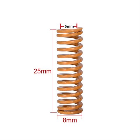 3D Yazıcı Tabla Yayı 4’lü Sarı Çap 5mm Boy 25mm
