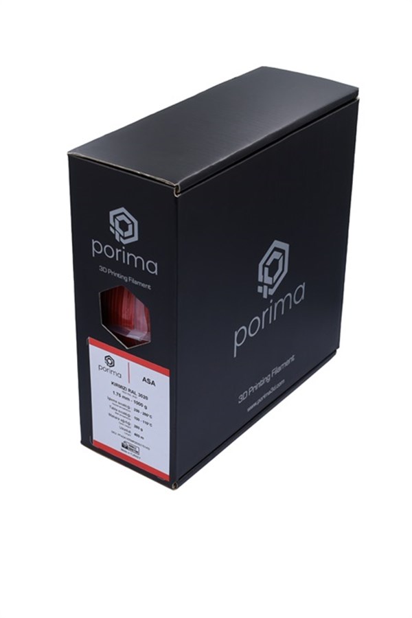 Porima ASA Kırmızı RAL3020 Filament 1,75mm 1kg
