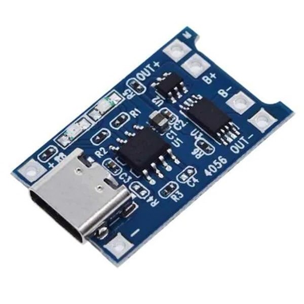 TP4056  1s 3.7v 1a Type-C Lipo Pil Korumalı Şarj Modülü 3 Adet