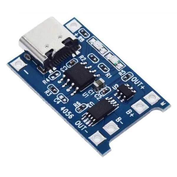 TP4056  1s 3.7v 1a Type-C Lipo Pil Korumalı Şarj Modülü 3 Adet