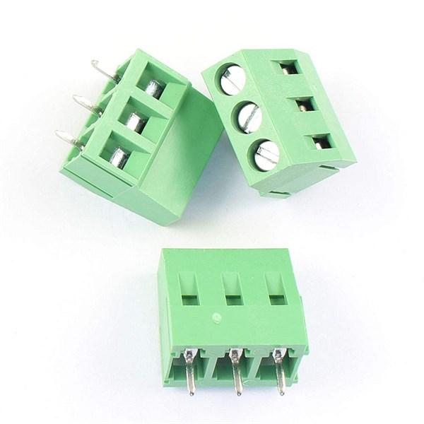 3 Pin 1 NO 5.08Mm Klemens Yeşil 10 Adet
