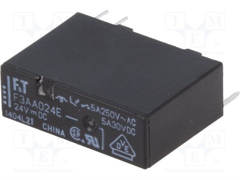 FTR F3AA024E 24V 5A Fujitsu Kombi Rölesi