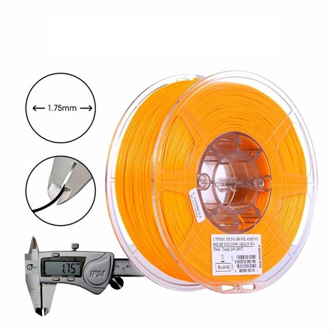 eSUN PETG Koyu Sarı Filament 1,75mm 1Kg