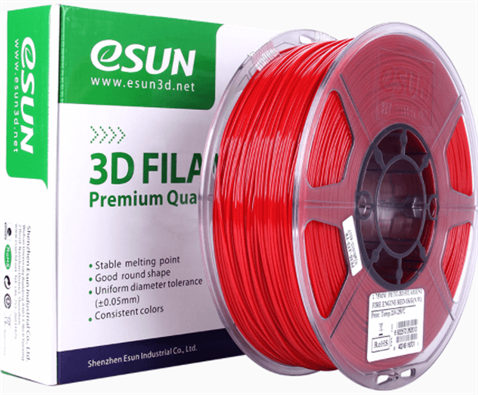eSUN PETG Ateş Kırmızı Filament 1,75mm 1Kg