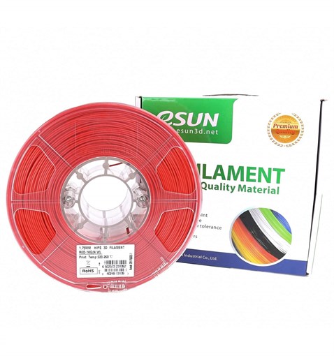 eSUN HIPS Kırmızı Filament 1,75mm 1Kg