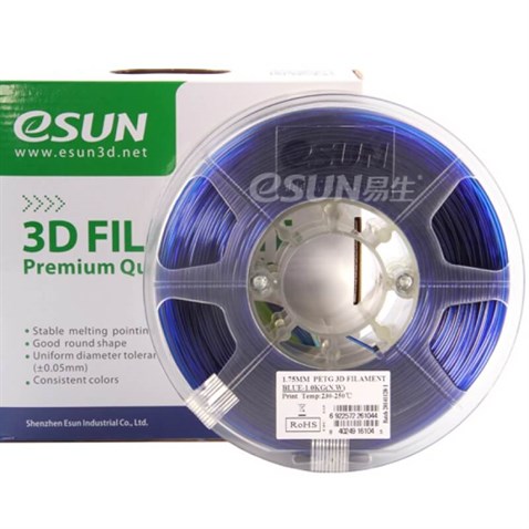 eSUN PETG Mavi Filament 1,75mm 1Kg