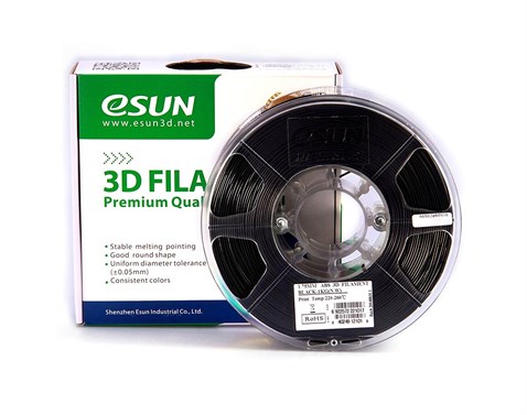 eSUN ABS Plus+ Siyah Filament 1,75mm 1Kg